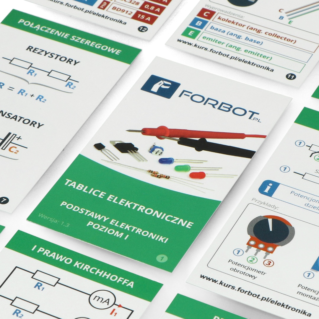 FORBOT - tablice elektroniczne - do kursu Podstawy elektroniki